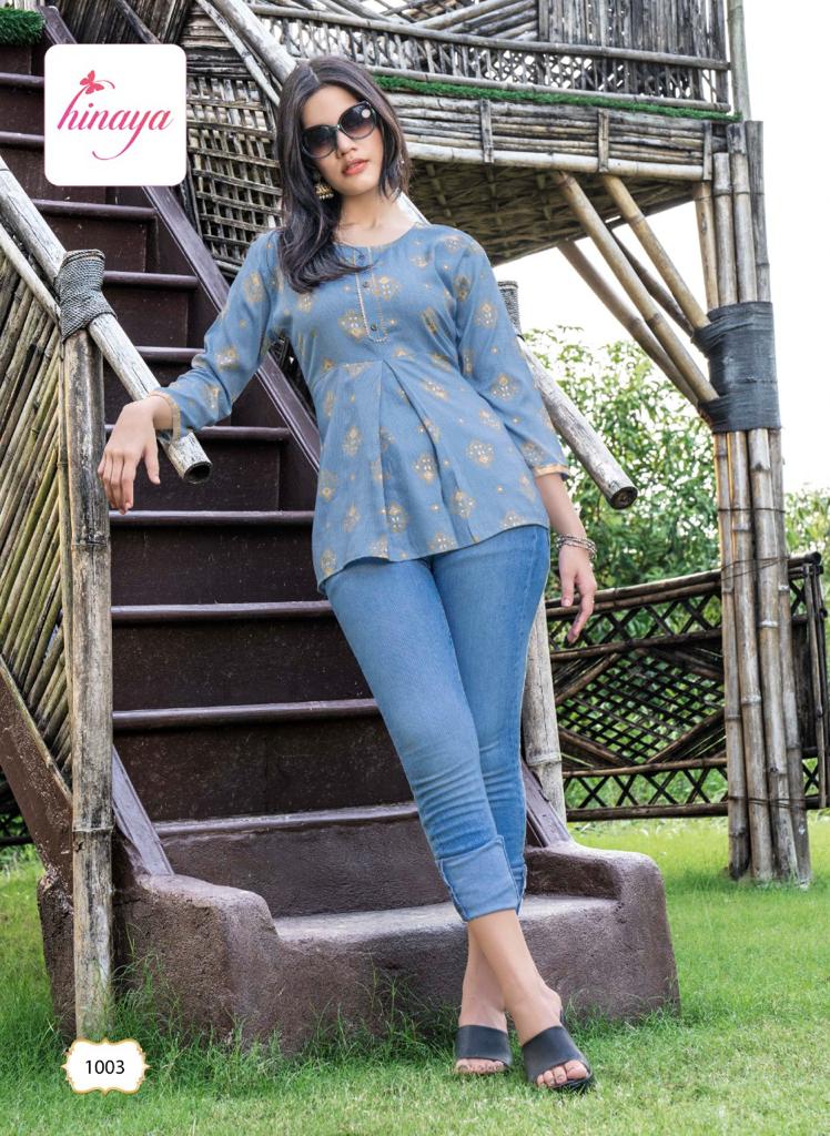 Hinaya Nora 2 Western Wear Wholesale Rayon Ladies Top Catalog